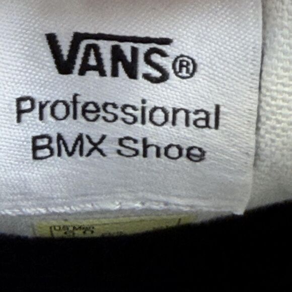 Vans Slip-On BMX Shoes Mens Size 6 Black White Suede Low Top BMX Sneakers main image 10